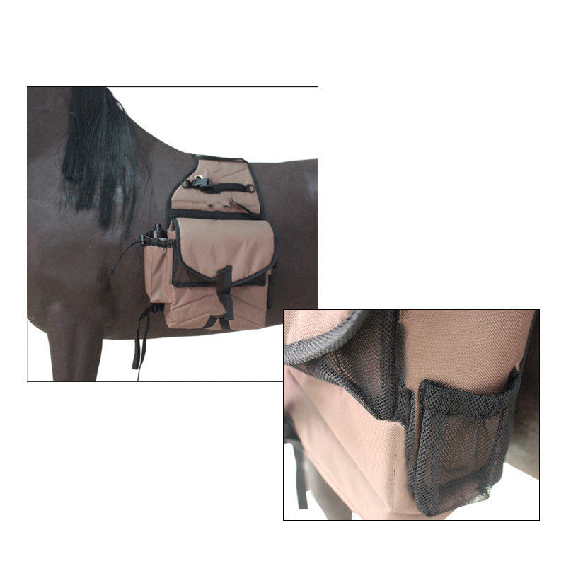 Equestrian Waterproof Wear-resistant Saddle Bag Riding Backpack