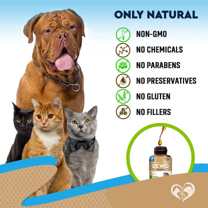 Beloved Pets Herbal Dewormer for Cats & Dogs – 2 oz Drops