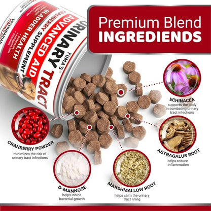 Yuma’s UTI Support Chews for Dogs – 170 Soft Treats