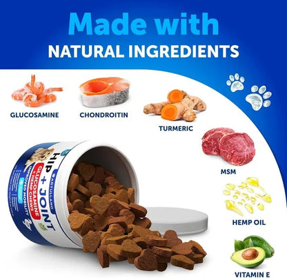 Artullano Hip & Joint Chews with Hemp – 120 Soft Treats