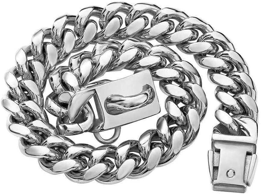 Pawsh Links Stainless Steel Cuban Link Collar