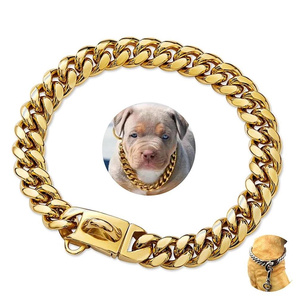 Pawsh Links Stainless Steel Cuban Link Collar